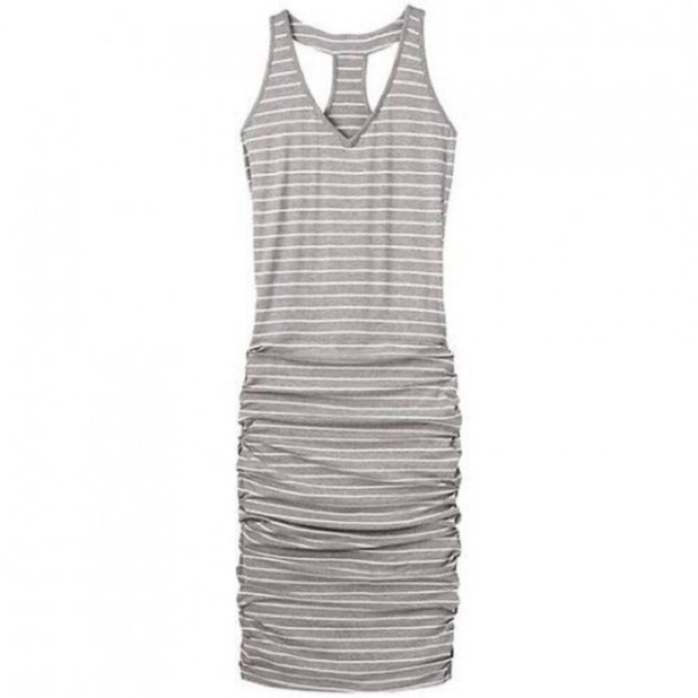 Athleta striped racerback dress